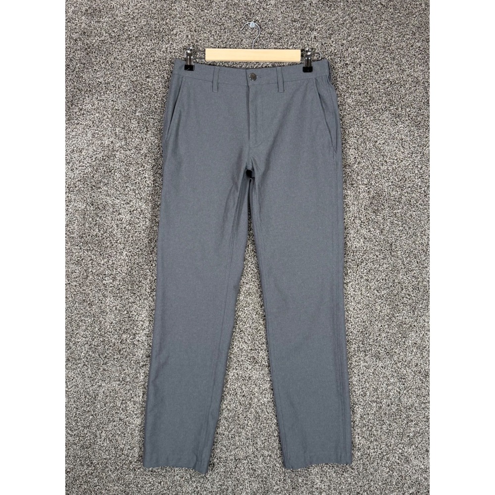 Bluffworks Envoy Lightweight Travel Pant Mens 29/30 Gray Performance Stretch